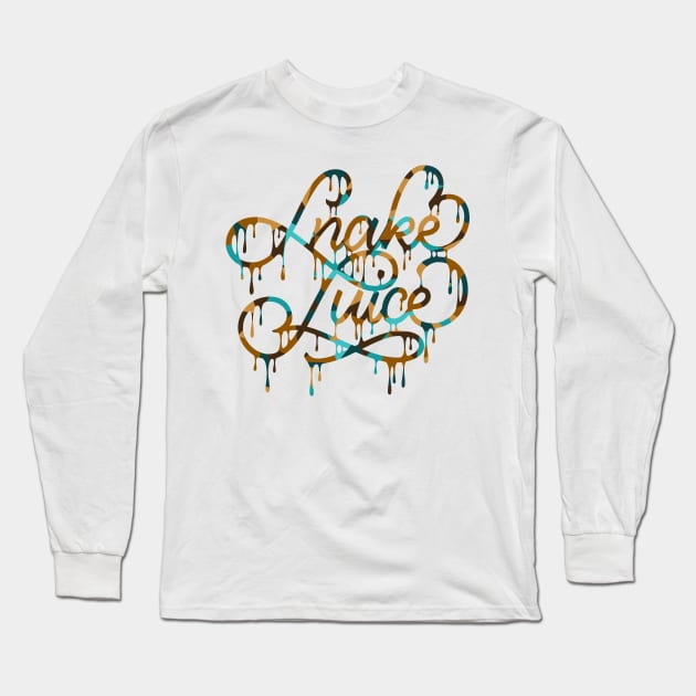 Snake Juice Long Sleeve T-Shirt by polliadesign